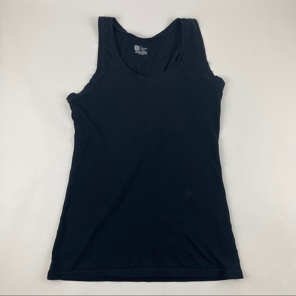 Tank Top Womens Large Black Sleeveless - Picture 1 of 7